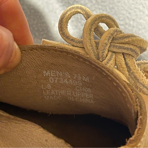 Sperry Topsiders, Men's 7.5, Tan - Picture 3 of 4